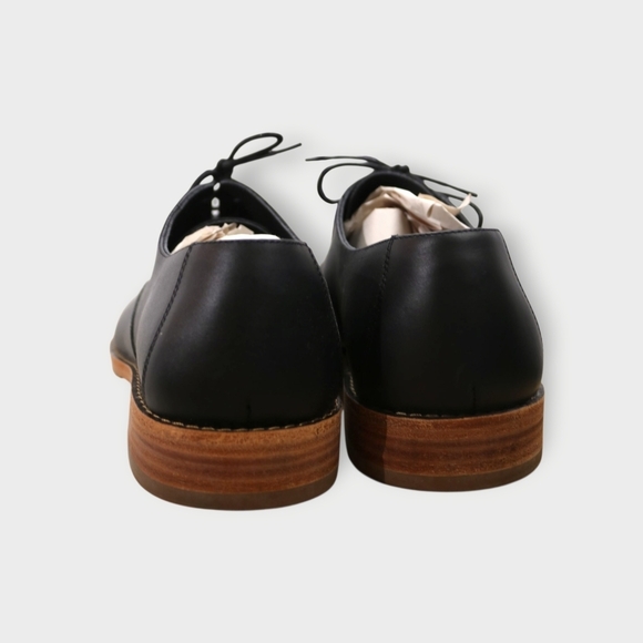 Nisolo Everyday Oxford Dress Shoes Black Leather Lace Up Sz 10 Men's With Box - Picture 5 of 8